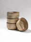 Beige Ceramic Handcrafted Dip Bowls Set - The Golden Theory