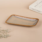 Beige Harmony Ceramic Platter - The Golden Theory