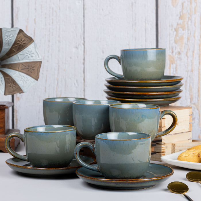 Best Seller Grey Color Cup and Saucer Secondary image