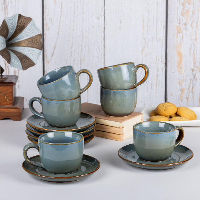Best Seller Grey Color Cup and Saucer