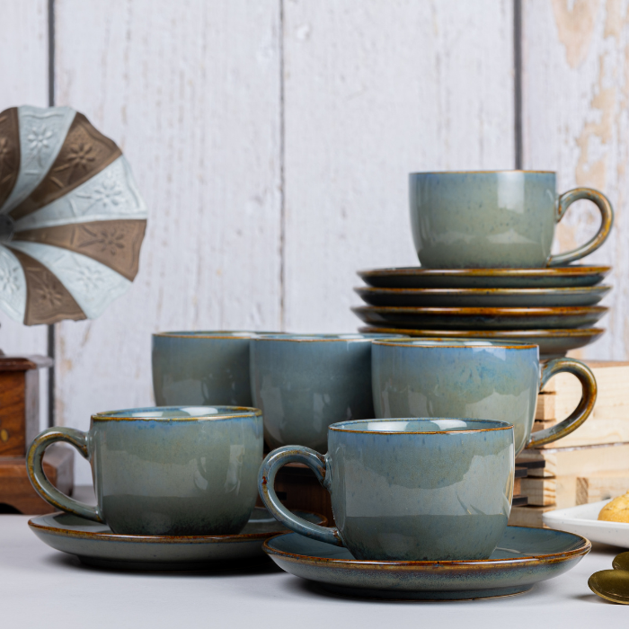 Best Seller Grey Color Cup and Saucer