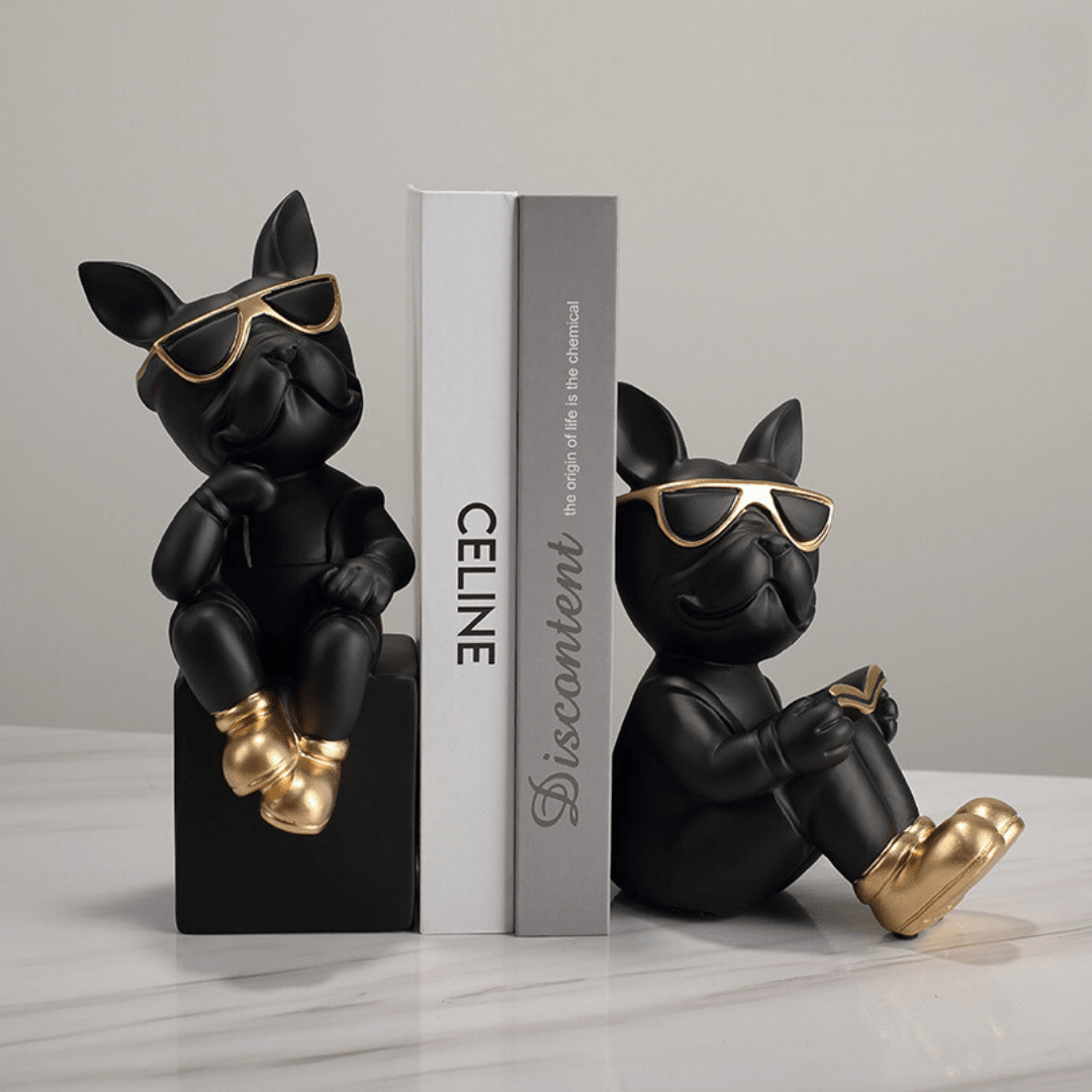 Black Bulldog Book Rests - The Golden Theory Main image
