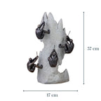 Black Climbers on Gray Rock Sculpture - The Golden Theory