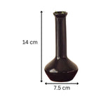 Black Cylinder Bud Flower Vase - The Golden Theory
