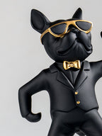 Black Dog Wine Glass Holder - The Golden Theory