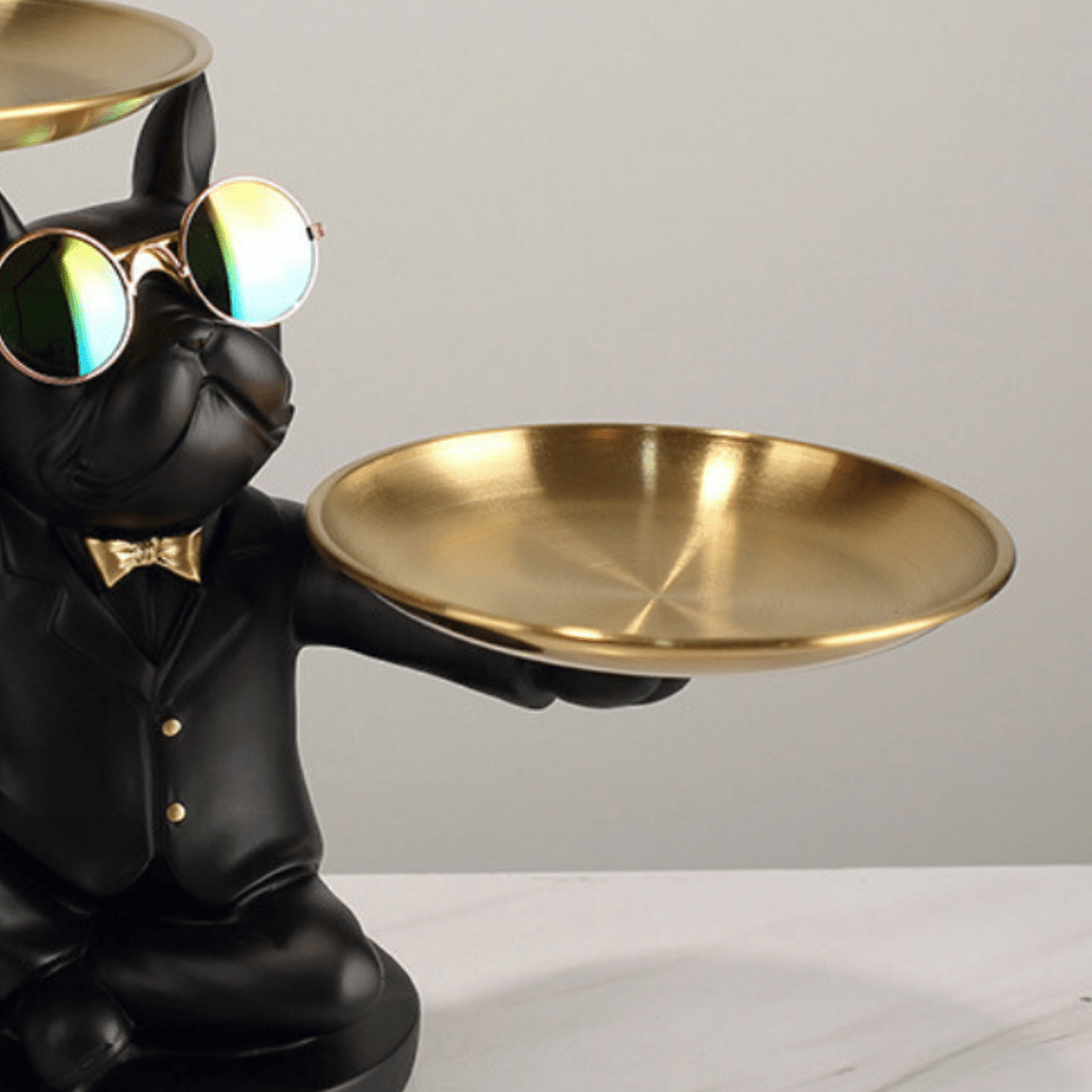 Black Dog with Golden Plate - The Golden Theory