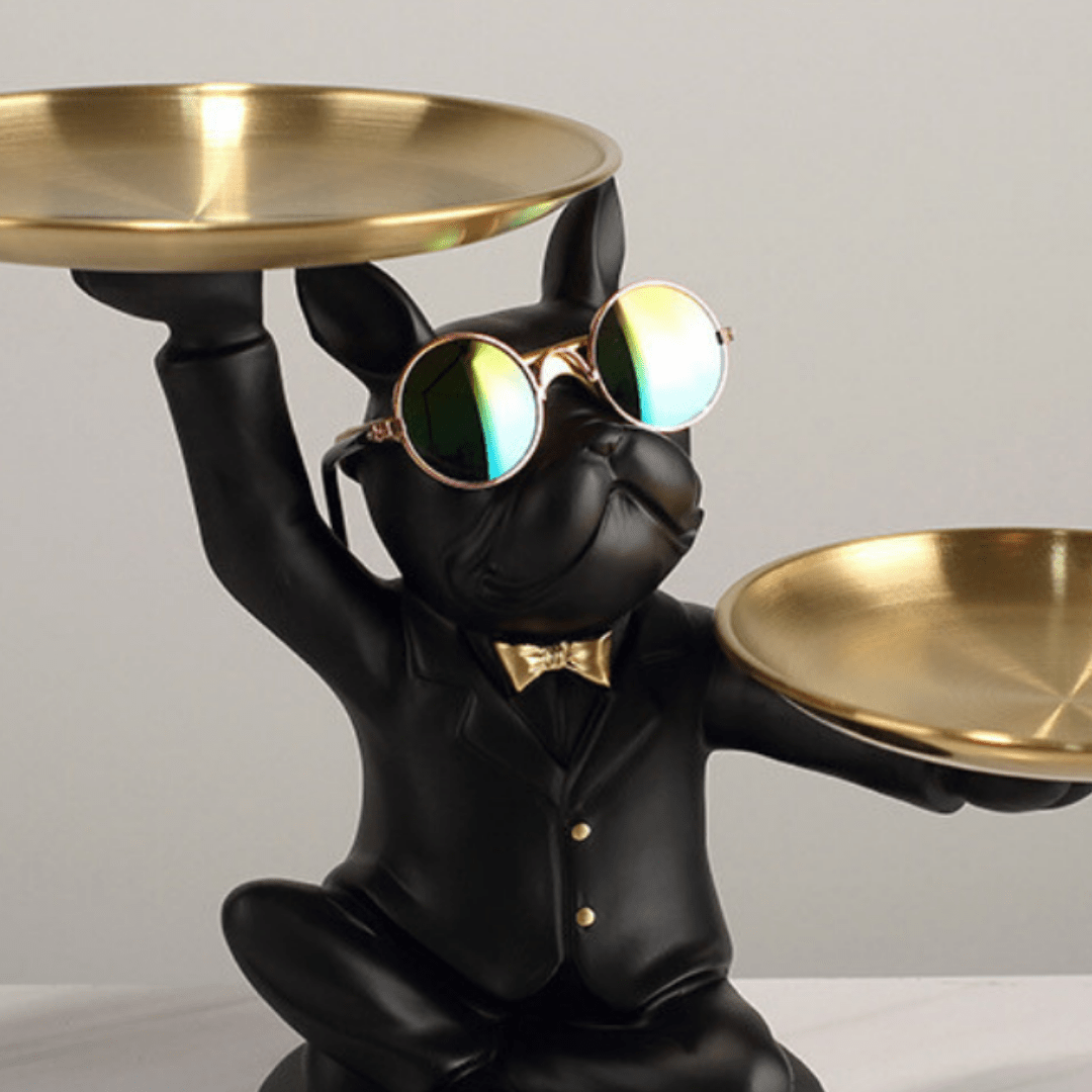 Black Dog with Golden Plate Secondary image