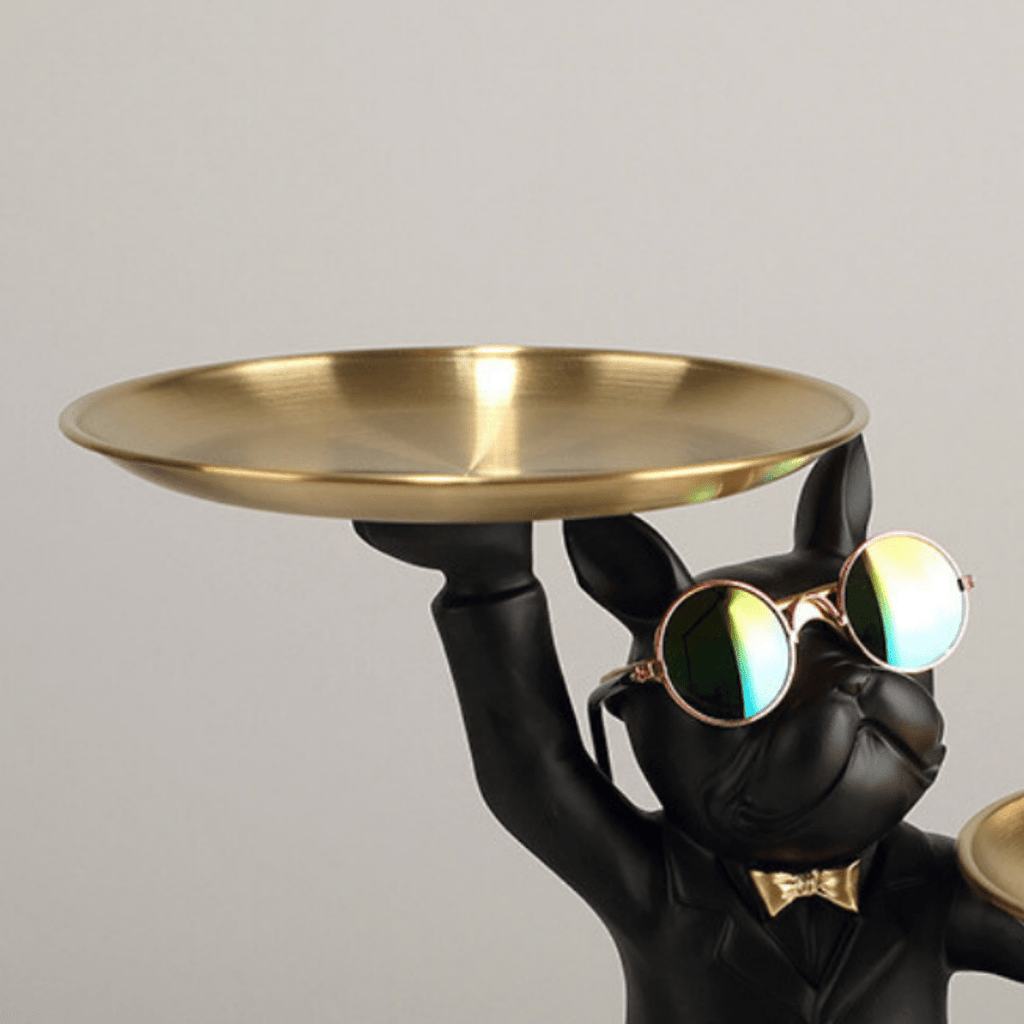Black Dog with Golden Plate - The Golden Theory