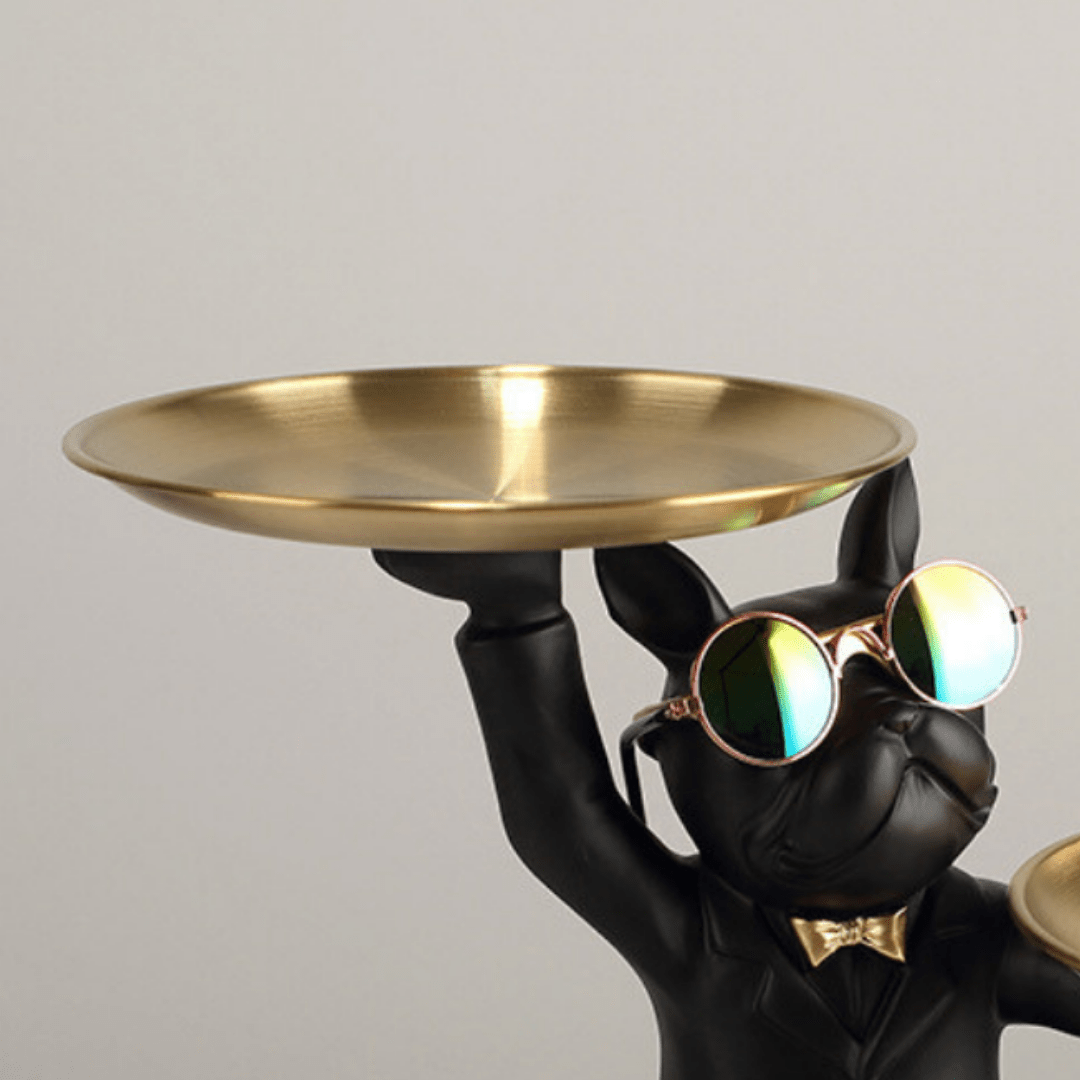 Black Dog with Golden Plate - The Golden Theory