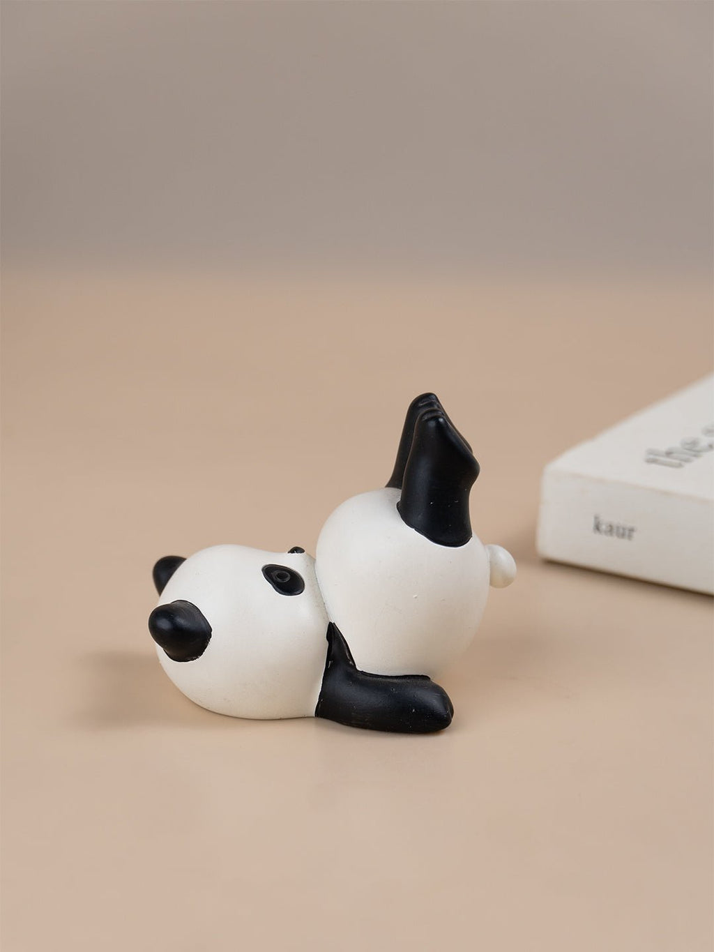 Black & White Playful Panda Figurine Set of 5 - The Golden Theory