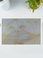 Bloom Wipeable Table Mats | Set of 2,6 - The Golden Theory