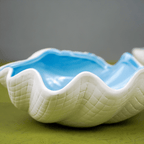 Blue and White Shell-Shaped Jwellery Bowl - The Golden Theory