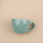 Blue Ceramic Espresso Cup and Saucer | Set of 2 - The Golden Theory