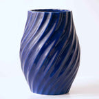 Blue Ceramic Flower Vase