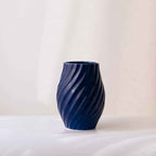 Blue Ceramic Flower Vase
