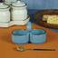 Blue Ceramic Salt and Pepper Bowl - The Golden Theory