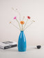Blue Color Bottle-Shaped Long Flower Vase - The Golden Theory