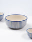 Blue Floral Hand-Painted Ceramic Large Serving Bowl - The Golden Theory