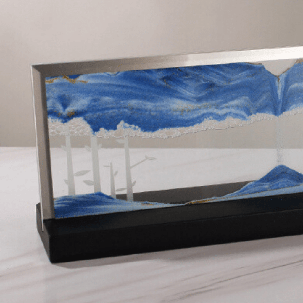 Blue Glow Sandscape - The Golden Theory