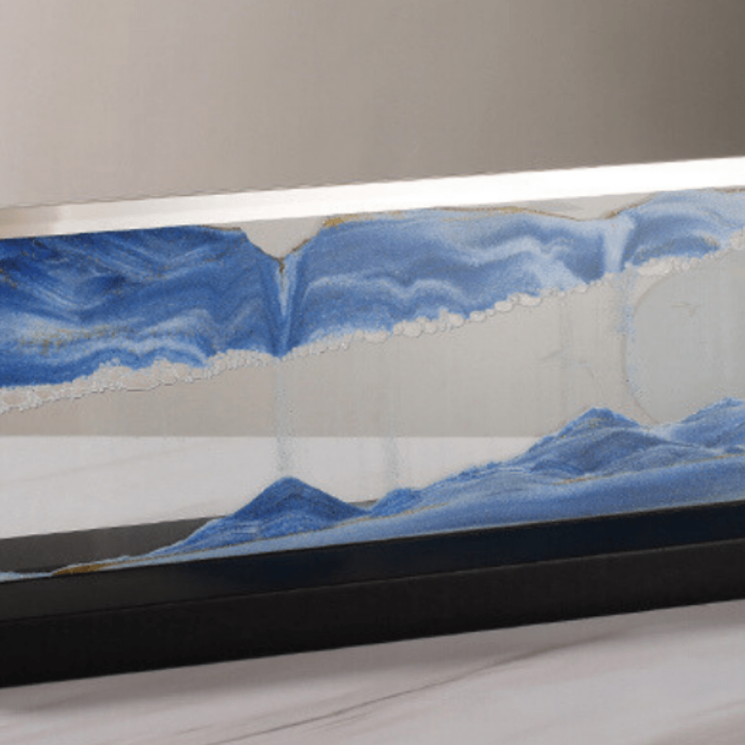 Blue Glow Sandscape - The Golden Theory