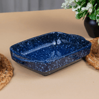 Blue Speckled Ceramic Bakeware - The Golden Theory