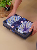 Blue & Yellow Dusk Square Ceramic Bowls Set of 2 - The Golden Theory