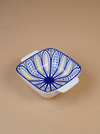 Blue & Yellow Dusk Square Ceramic Bowls Set of 2 - The Golden Theory
