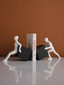 Black and White Resin Bookend