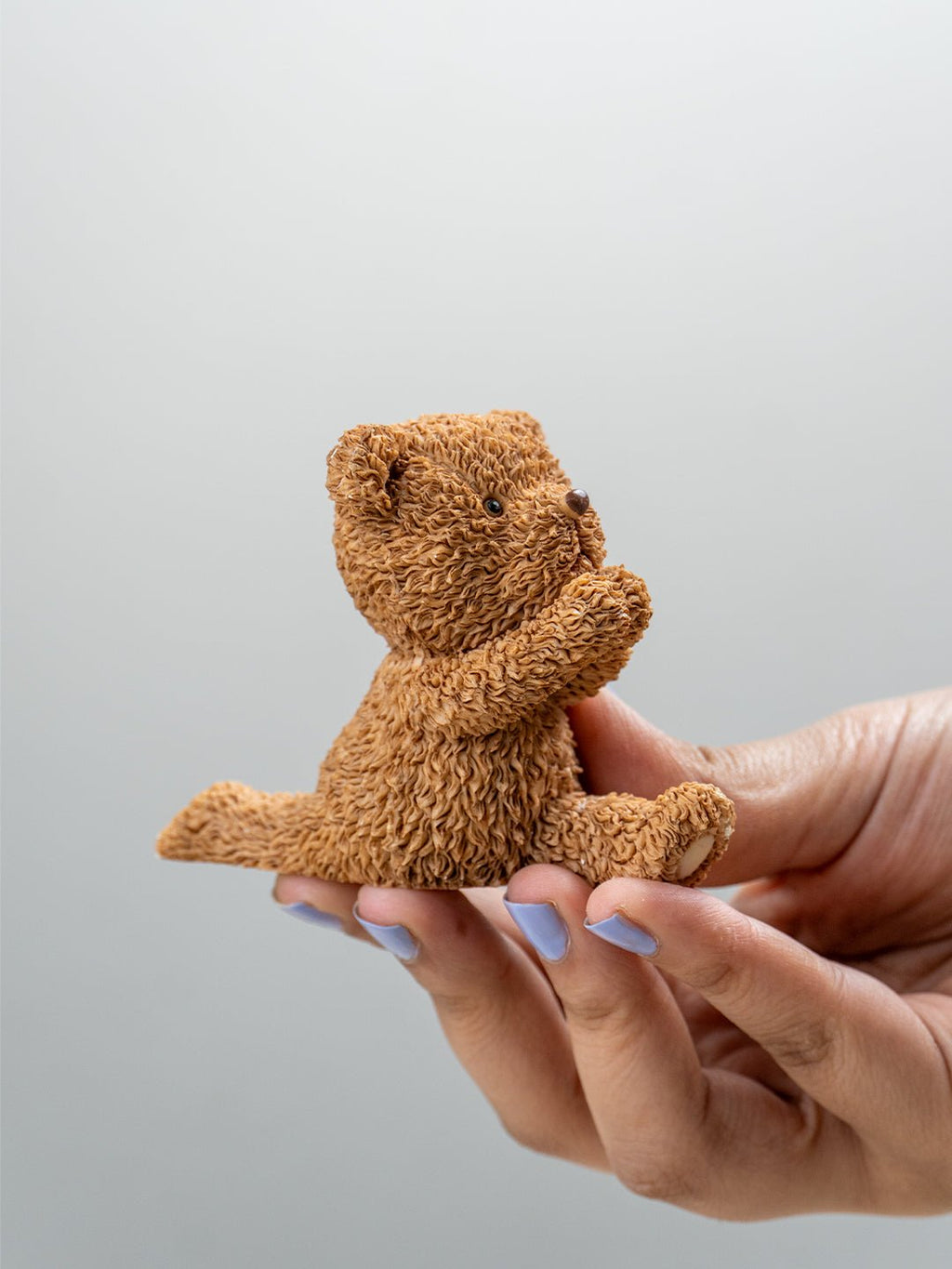 Brown & Beige Yoga Pose Teddy Bear Figurines Set of 2 - The Golden Theory