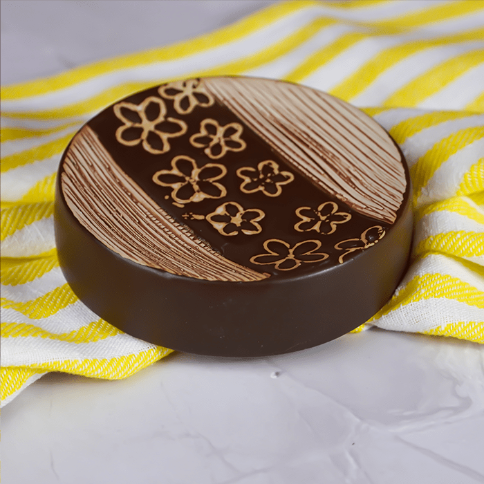 Brown Floral Hand painted Bathroom Accessory Set - The Golden Theory