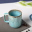 Brown Sugar Glaze Blue Ceramic Mug