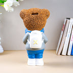 Brown Textured Teddy Bear Figurine - The Golden Theory