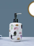 Cat Bathroom Set Kids Themed Bath Accessories - The Golden Theory