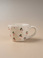 Ceramic Cherry Coffee Mug - The Golden Theory