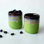 Ceramic Jars with Wooden Lids | Set of 2 - The Golden Theory