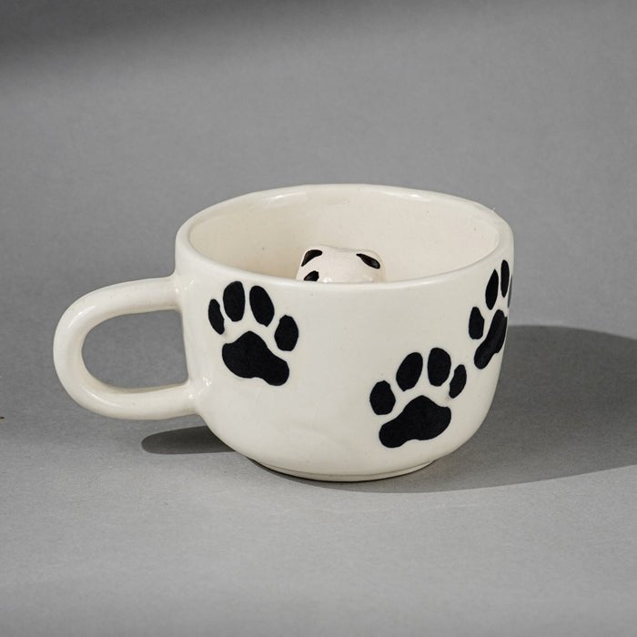 Ceramic Mug with Panda Figurine Inside - The Golden Theory