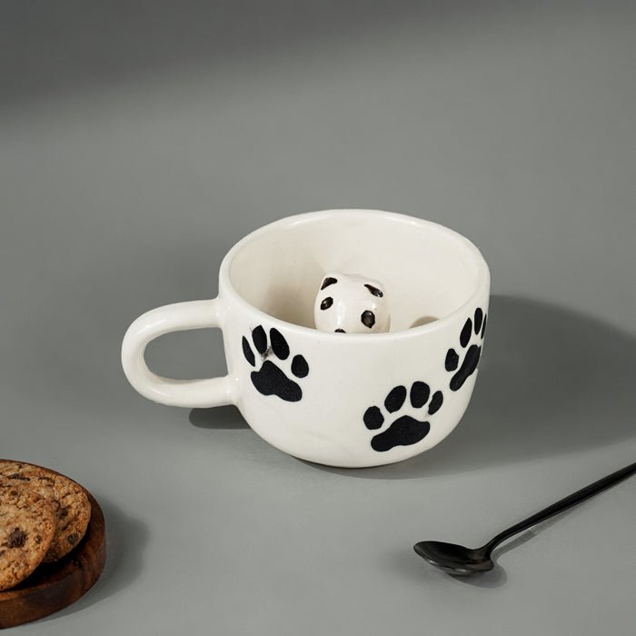 Ceramic Mug with Panda Figurine Inside - The Golden Theory