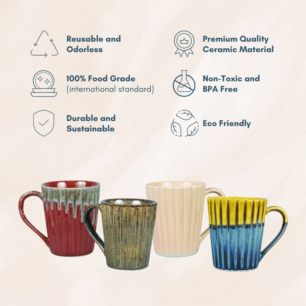 Chai pe Charcha Pink Stoneware Mug - The Golden Theory