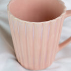 Chai pe Charcha Pink Stoneware Mug - The Golden Theory