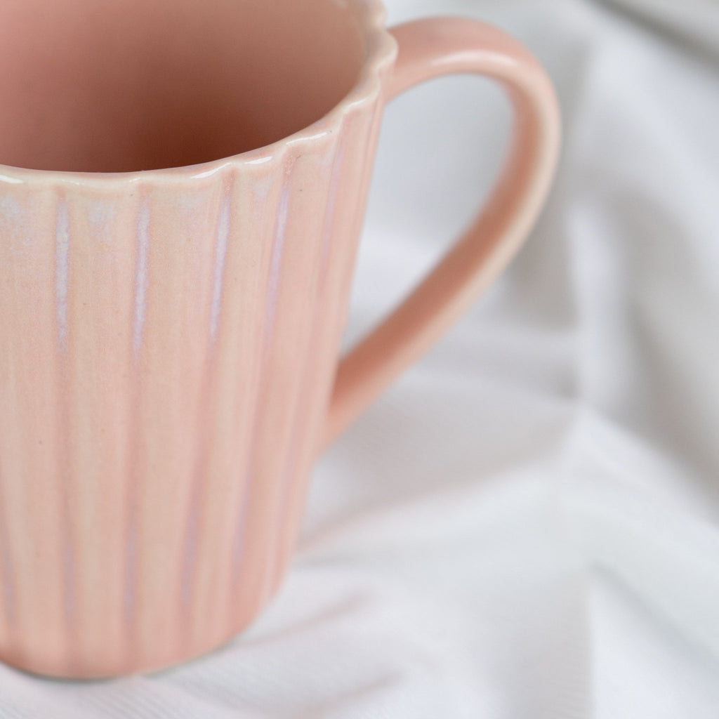 Chai pe Charcha Pink Stoneware Mug - The Golden Theory