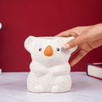 Charming Speckled Ceramic Koala Planter - Large - The Golden Theory