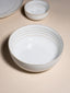 Classic Ivory Ceramic Serving Bowl - The Golden Theory