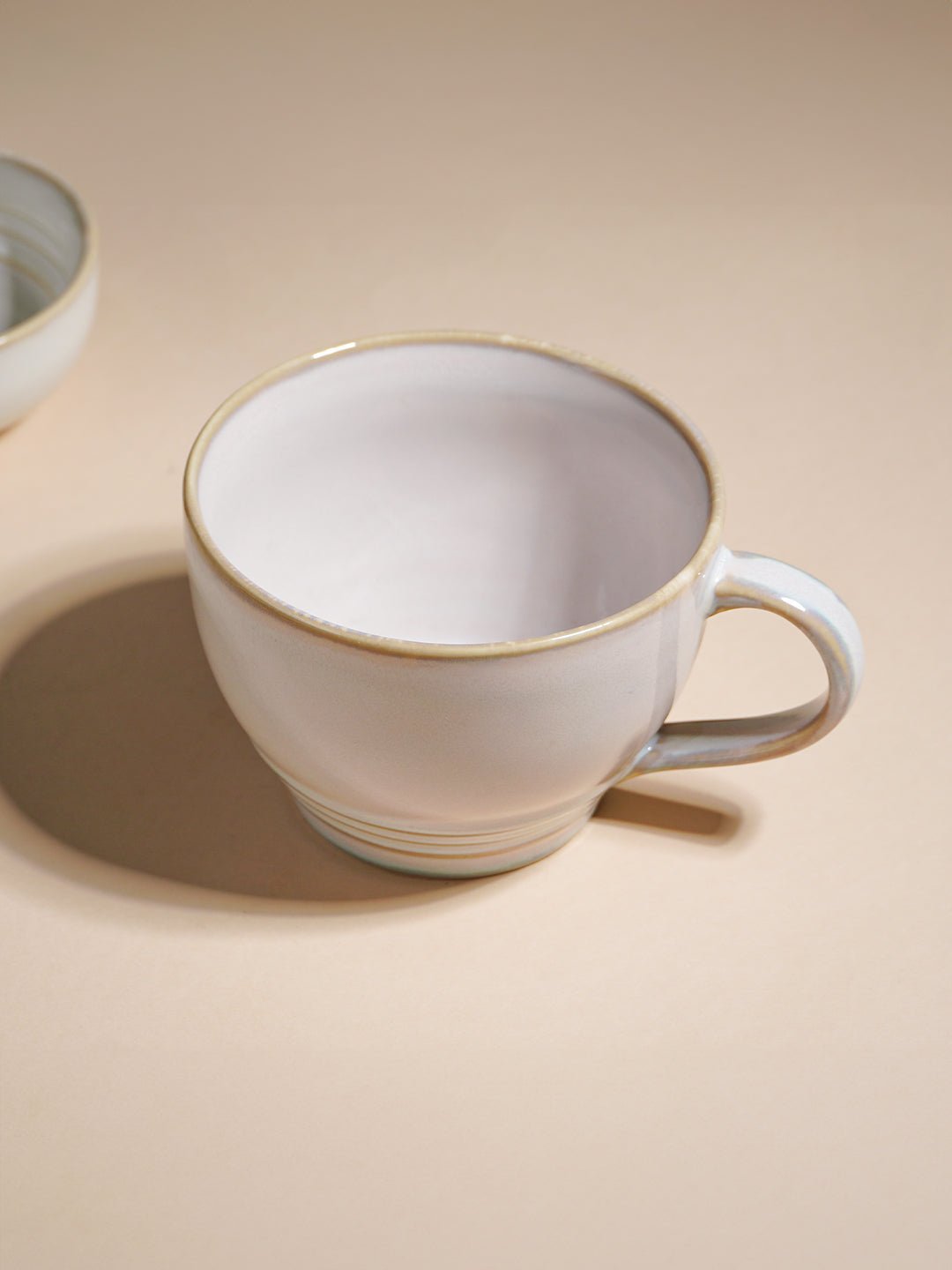 Classic Ivory Ceramic Soup Bowl - The Golden Theory