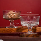 Clear Crystal Dessert Cups Set of 6 - The Golden Theory