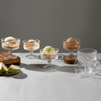 Clear Crystal Dessert Cups Set of 6 - The Golden Theory