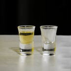 Clear Tall Shot Glasses - Set of 6 - The Golden Theory