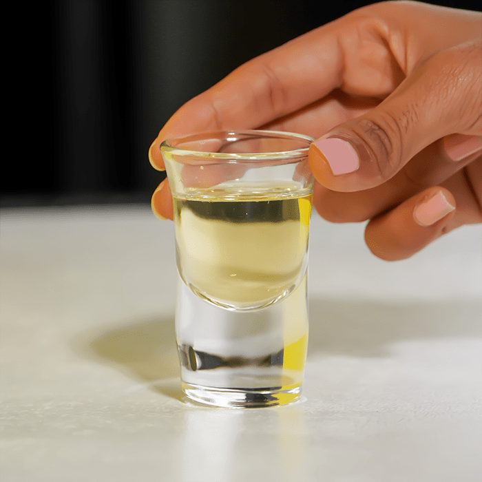 Clear Tall Shot Glasses - Set of 6 - The Golden Theory