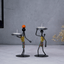 Colorful Tribal Candle Holder Figurines - The Golden Theory