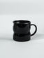 Curved Grip Design Black Ceramic Mug - The Golden Theory