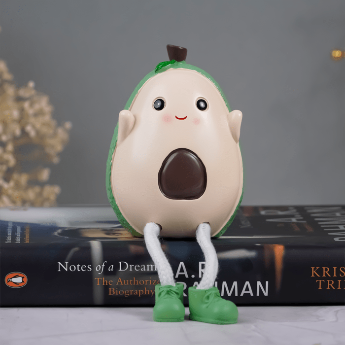 Cute Avocado Figurines with Dangling Legs - Set of Two - The Golden Theory